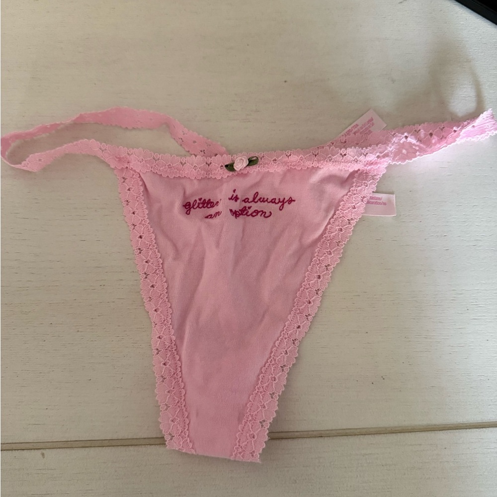 VS PINK LoveShackFancy v string g string thong panty